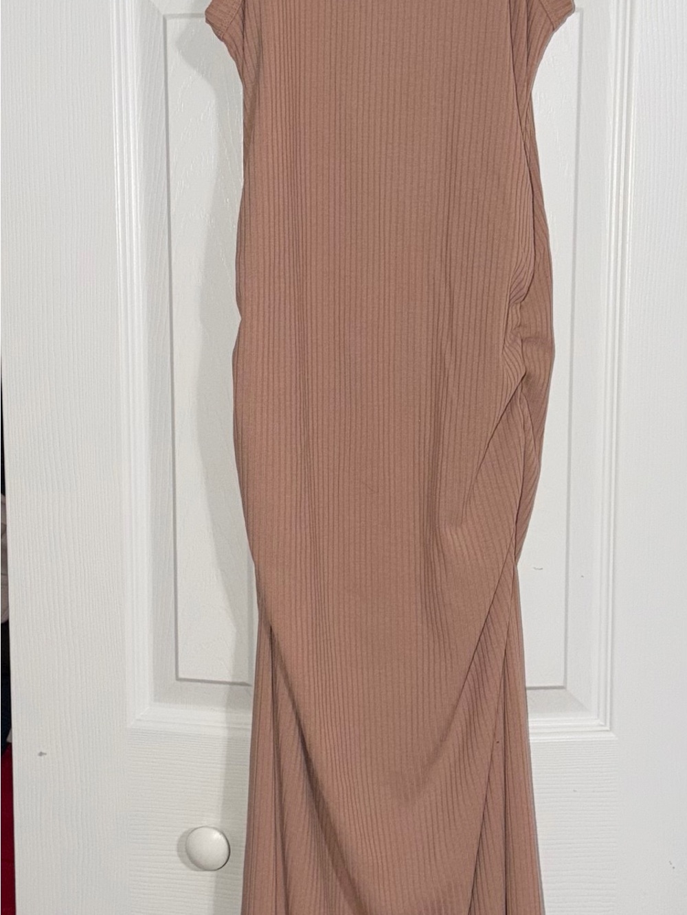 a new day Ribbed Maxi Skirt in Mauve